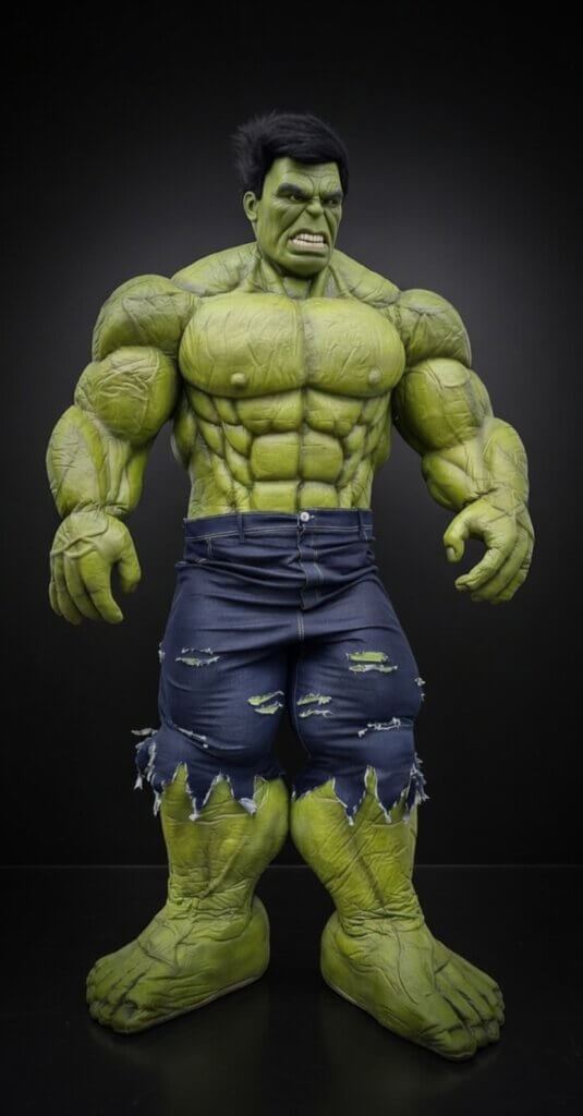 Hulk, l’un des super-héros en Alsace proposés par Events Kids